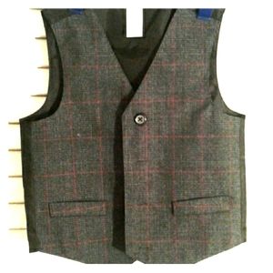 Boys button dress vest